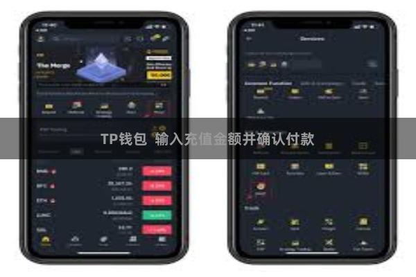 TP钱包  输入充值金额并确认付款